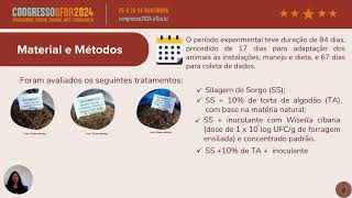 Silagem de sorgo com aditivos na alimentação de cordeiros consumo digestibilidade e desempenho [upl. by Gnuhn128]