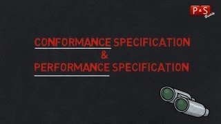 Conformance and Performance Specification [upl. by Edgard]