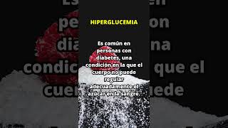 Hiperglucemia Relación con la diabetes [upl. by Alicirp428]