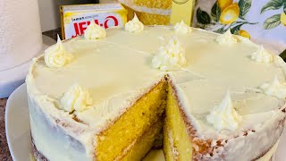 HOW TO MAKE A DELICIOUS LEMON CAKE USING Duncan Hines Mix Cake Hack Easy amp Tasty [upl. by Nan]