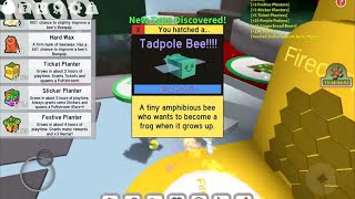 Roblox Bee Swarm Simulator  How to discover a Mythic Tadpole Bee with a Mythic Egg [upl. by Enialehs]