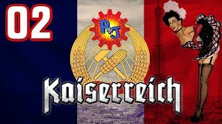 Lets Play Hearts of Iron 4  HOI4 Kaiserreich Mod Gameplay  Commune of France Part 2 [upl. by Ertsevlis]