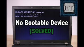 How to Fix Media Test Failure Check cable No Bootable Device Boot Device Not Found [upl. by Eenahc]