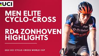 Round 4  Men Elite Highlights  202122 UCI CX World Cup  Zonhoven [upl. by Cyrillus]