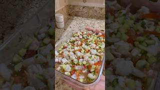 Ceviche de camarón easyrecipe shortvideo foryou short fyp food [upl. by Aiderfla]