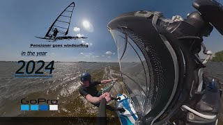 My windsurfing in the year 2024 on VeluwemeerWorlderwijd [upl. by Westhead684]