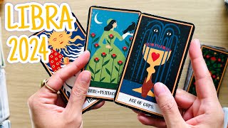 LIBRA  quotYOUR 2024 NEW YEAR HERES WHAT TO EXPECTquot 2024 Tarot Reading [upl. by Neehsar569]