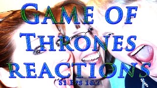 Game of Thrones FAMILY REACTIONS S1 EP 1 amp 2 [upl. by Palgrave]