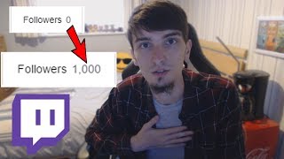 How I went from 0 to 1000 Followers on Twitch tips [upl. by Latimore477]