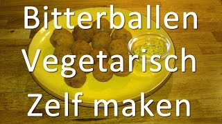 Vegetarische bitterballen  Recept  Zelf maken [upl. by Krock402]