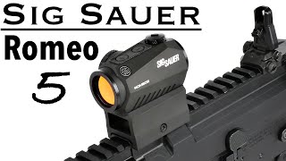 Sig Sauer Romeo 5  Full Review  Best Value Red Dot Sight [upl. by Belier]