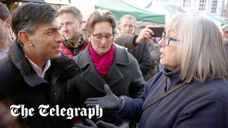 Rishi Sunak heckled by member of the public over state of NHS [upl. by Pillsbury]