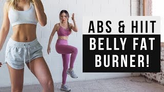 Belly Fat Burner Workout  20 MIN ABS amp HIIT CARDIO Workout At Home  No Jumping alt [upl. by Sylvester242]