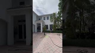 300 window cleaning job miami viralvideo windowcleaning [upl. by Artemahs]