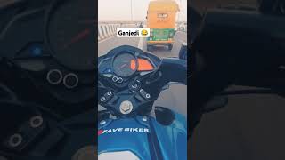 Ganjedi rider 😂 automobile motovlog smartphone traffic funny shortvideo rider ridervideo [upl. by Preciosa]