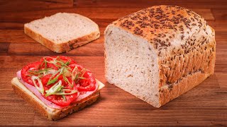 How to make Deli Rye Bread  Perfect Jewish Style Sandwich Loaf Recipe [upl. by Akeem]