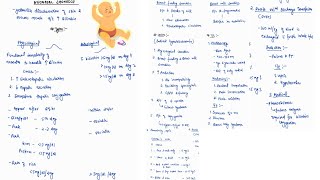 NEONATAL JAUNDICE NOTES  PEDIATRICS ONE PAGE NOTES  4TH PROFF  MBBS [upl. by Wurst398]