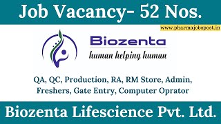 Job vacancy for QA QC Production RA RM Store Admin Freshers Gate Entry Computer Oprator [upl. by Hulbig]