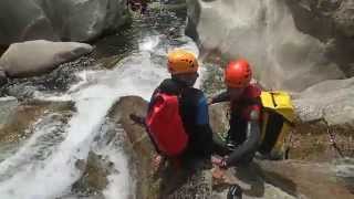 Canyoning gorges du Chassezac [upl. by Mcspadden]