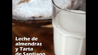 Leche de almendras y Tarta de Santiago con Chufamix [upl. by Myrtia]