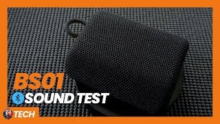 Mitsushi Orashare BS01 Portable Bluetooth Speaker Sound Test [upl. by Nocaj500]