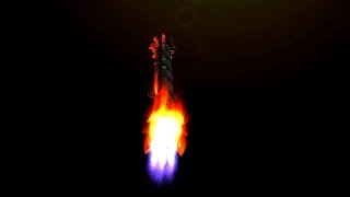 KSP  Falcon 9 SemiReplica Full Flight with Precision Landing [upl. by Enelehs]