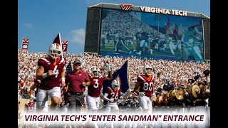 Enter Sandman Field Level Virginia Tech vs Wofford 2022 [upl. by Ladd596]