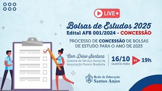 Bolsas de Estudos 2025 [upl. by Ainar]