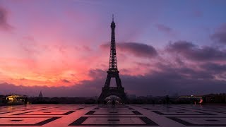 Paris Timelapse  Trocadéro 2017 Lever de Soleil  P0852 [upl. by Anurag]