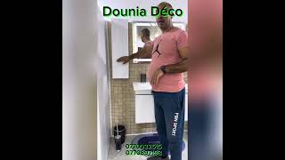 Meuble salle de bain en pvc découvrez l’élégance chez Dounia Déco bspvc اكسبلور interieur تصاميم [upl. by Sedicla]