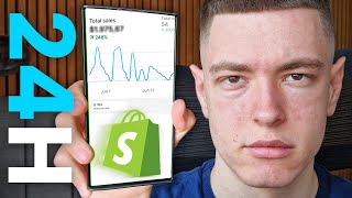 I Tried Shopify Dropshipping For 24H Realistic Results [upl. by Mavis996]