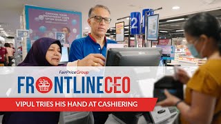 Frontline CEO Vipul Tries His Hand at Cashiering [upl. by Fabien]