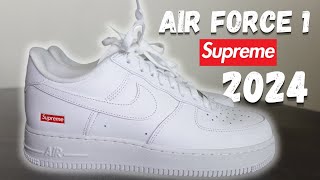 NIKE AIR FORCE 1 SUPREME 2024 REVIEW  ON FEET [upl. by Maddy]