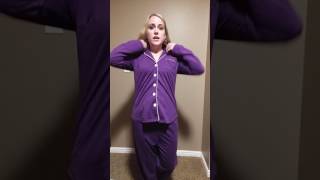 Yulee Womens ButtonUp Sleepwear Long Sleeve Pajama Set Pj Top and Pant [upl. by Gilba]