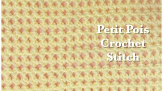 Fast and easy quotPetit Poisquot Crochet stitch for beginners 84 [upl. by Tina]