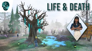 CAS Build and Buy While Starting the Lets Play  Lets Play the Sims 4 Life and Death  Ep 1 [upl. by Harding]