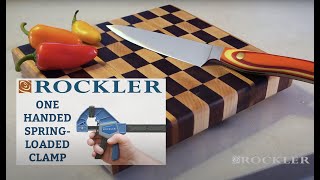 Rockler SpringLoaded Bar Clamp  Cutting Board Ad [upl. by Arie461]