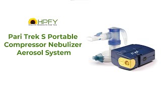 PARI TREK S Portable Compressor Nebulizer Aerosol System  Best Portable Compressor Nebulizer  HPFY [upl. by Rabah]