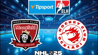 NHL 25  HC Hradec Králové vs HC Oceláři Třinec [upl. by Otero662]