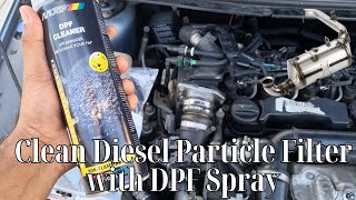 How to Easily Clean Diesel Particle Filter at Home using MOTIP DPF Cleaner  Ford Focus 16 TDCI [upl. by Benetta]