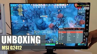 MSI Optix G2412 Unboxing  Budget Gaming Monitor 144hz [upl. by Mowbray]