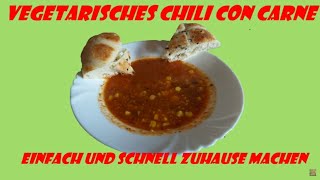 Vegetarisches Chili con carne SCHNELL und EINFACH ZUHAUSE machen  Kochen mit Basti [upl. by Semaj]