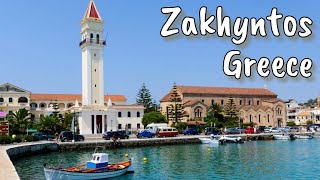 Zakynthos Greece 🇬🇷 Walking Tour 4K [upl. by Psyche]