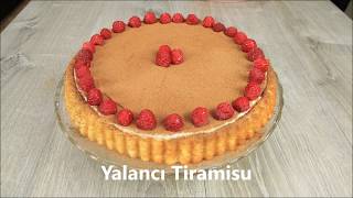 TART KALIBINDA YALANCI TİRAMİSU✅BU KREMAYLA DENEYİN TADINA DOYAMIYCAKSINIZ💯EASY TIRAMISU CAKE [upl. by Eytteb883]