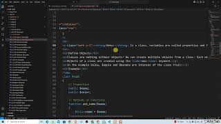 PHP OOP Part1 170924  Design Drift Studio [upl. by Nored]