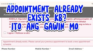 Appointment Already Exists ito ang solution dyn [upl. by Garibold966]