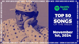 Hits Of The Week  Spotify Top 50 USA Weekly November 1st 2024 [upl. by Prior]