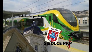 Stacja kolejowa Siedlce  Składanka pociągów  21052016 [upl. by Lainad]