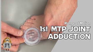 ROM Metatarsophalangeal MTP Joint I ADDuction Range of Motion [upl. by Erait]