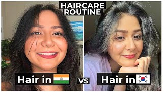 🇰🇷 Korean quotHairCarequot with 🇮🇳 Indian Products  Step by Step Guide  Unsponsored [upl. by Enelyak]